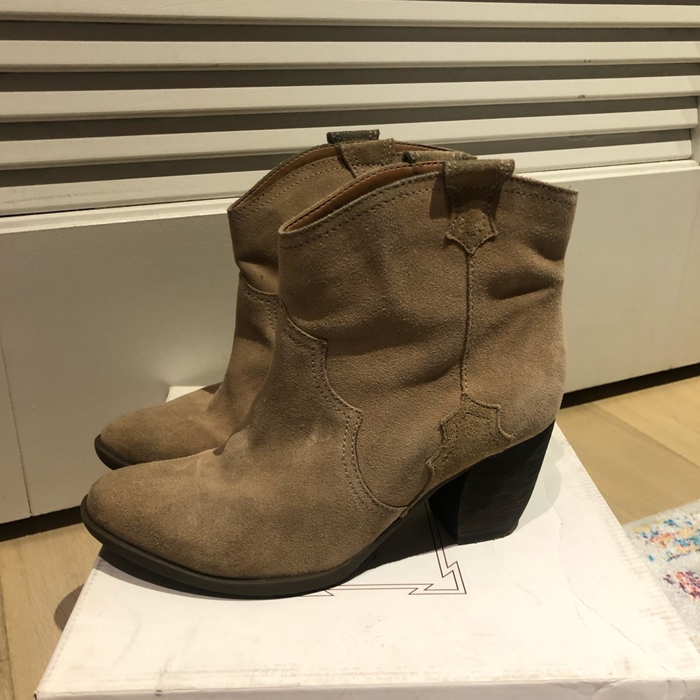 Suede Booties